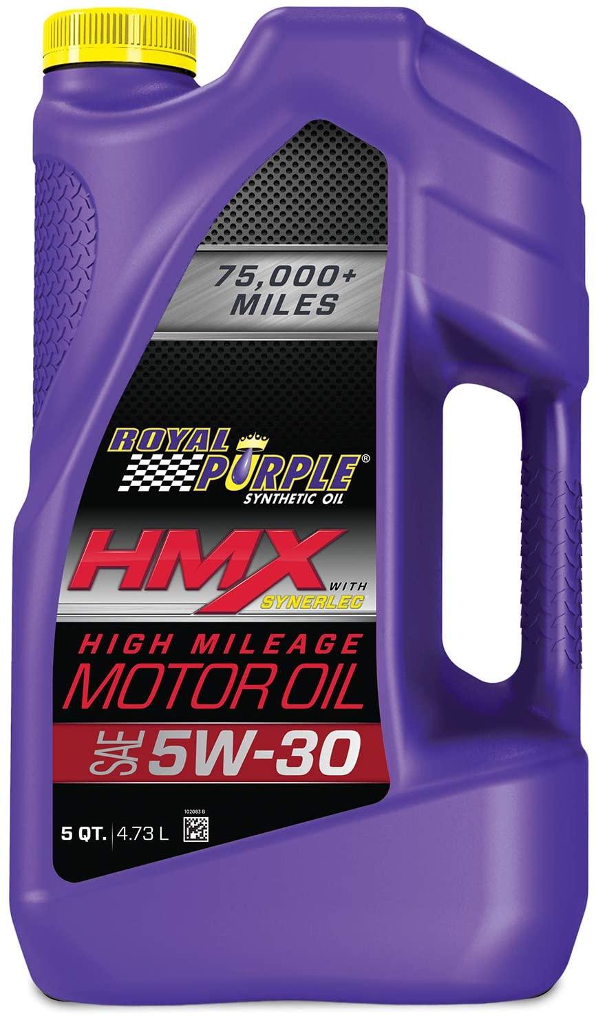 Royal Purple 11748 HMX SAE 5W-30 High Mileage Synthetic Motor Oil - 5 Qt