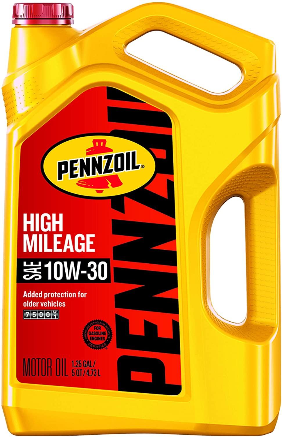 Pennzoil High Mileage Mineral Oil