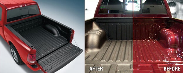 Bedliner paid job before and after