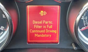 DPF is full continue driving