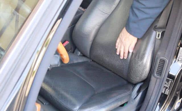 Pleather car seats wear