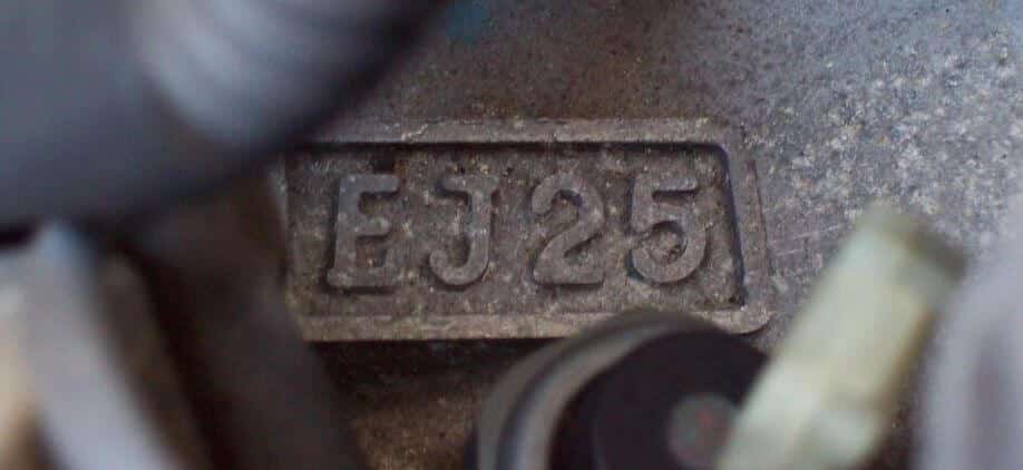 Subaru engine code