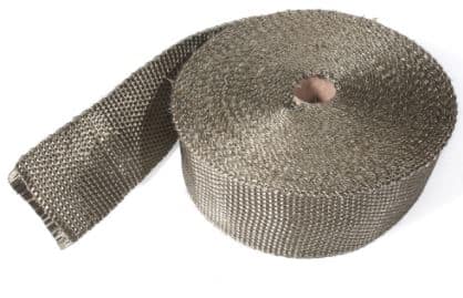 Fiberglass exhaust wrap